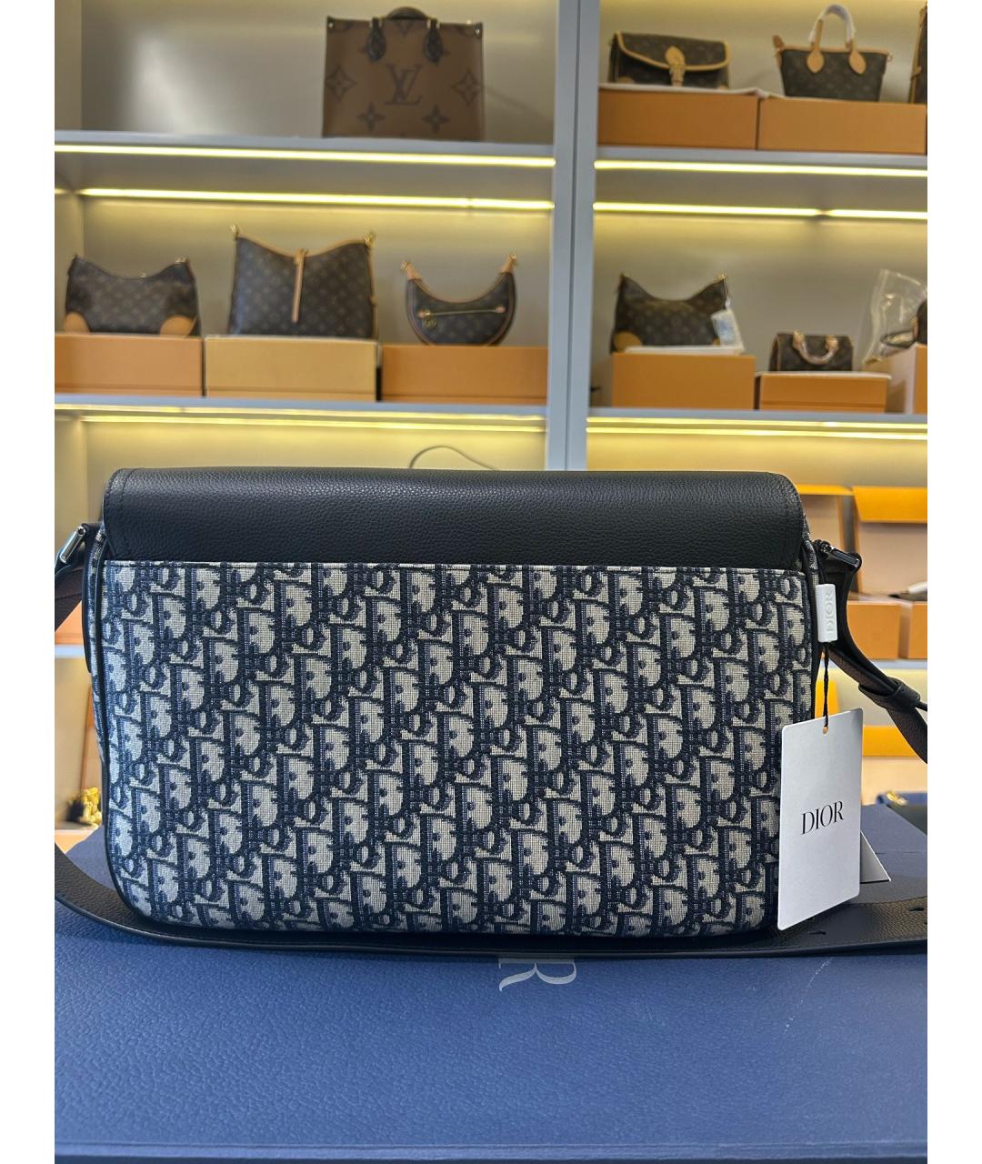 CHRISTIAN DIOR Черная сумка через плечо, фото 3