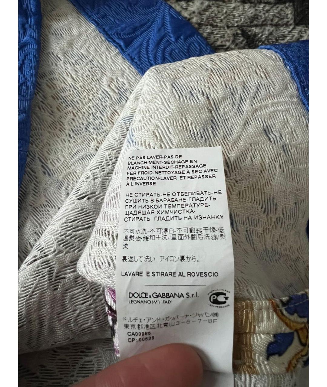 DOLCE&GABBANA Мульти футболка, фото 6