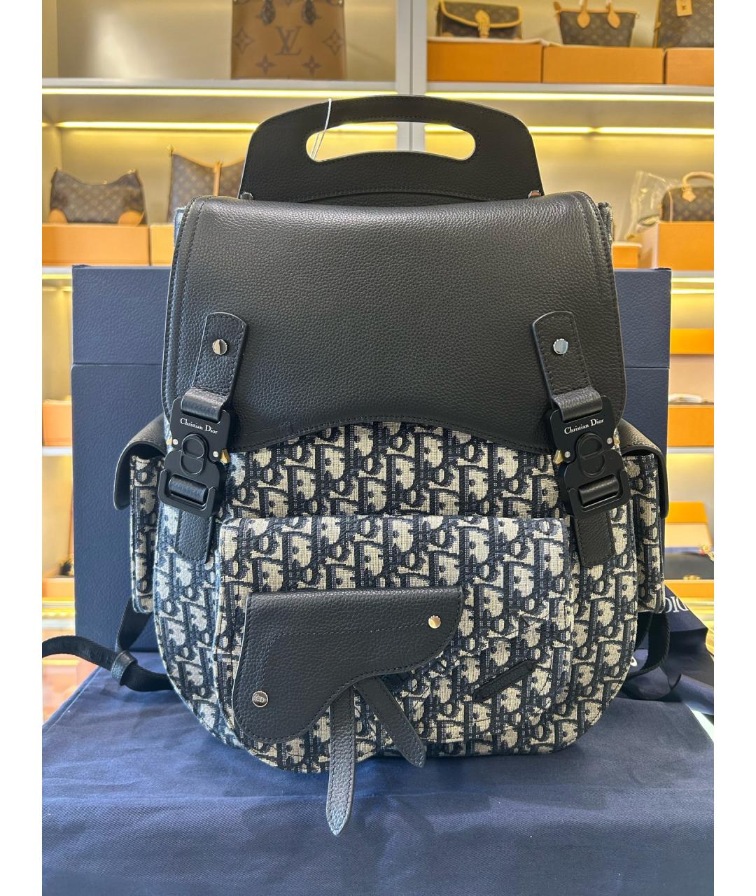 CHRISTIAN DIOR Черный рюкзак, фото 2