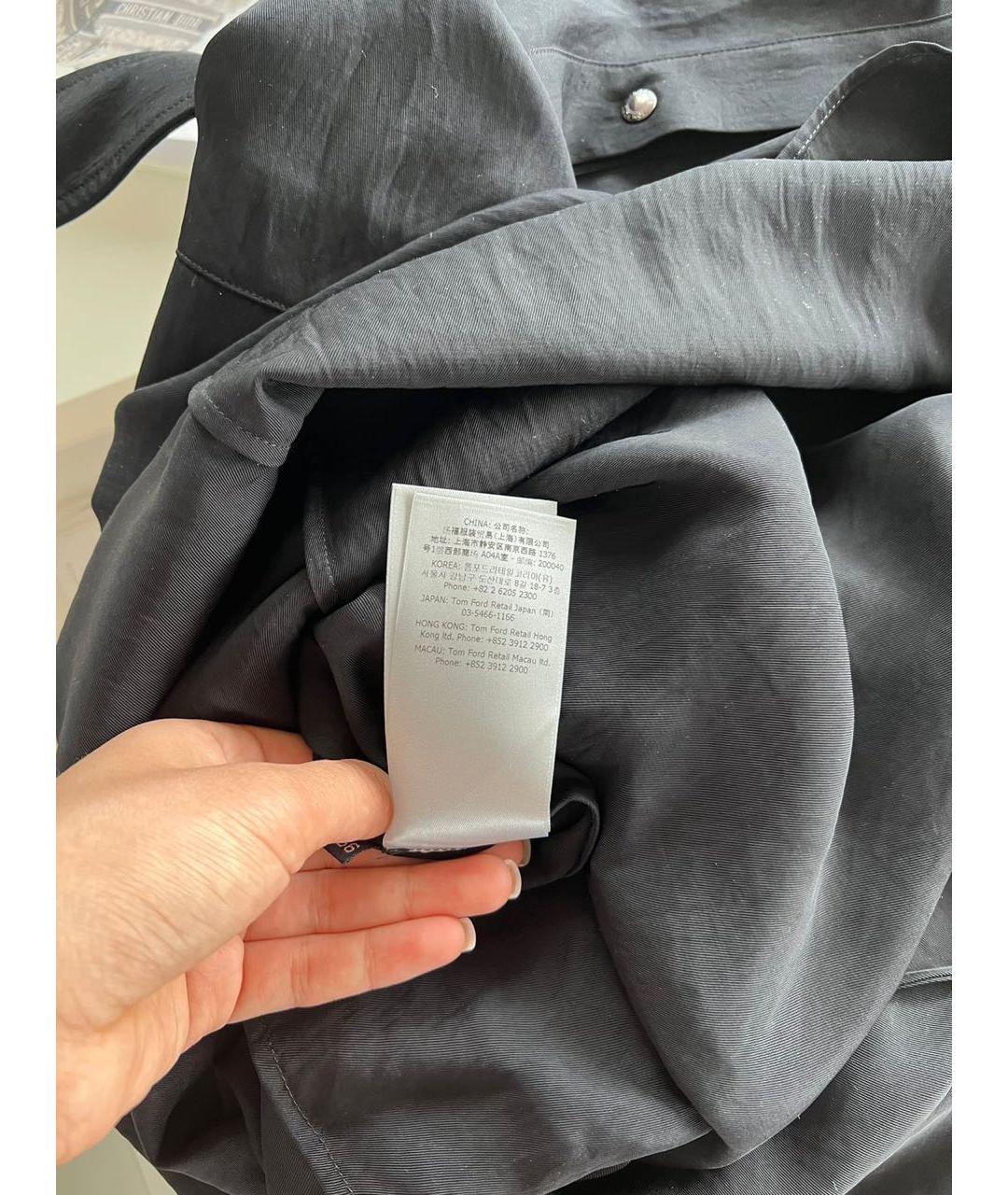 TOM FORD Черное повседневное платье, фото 7