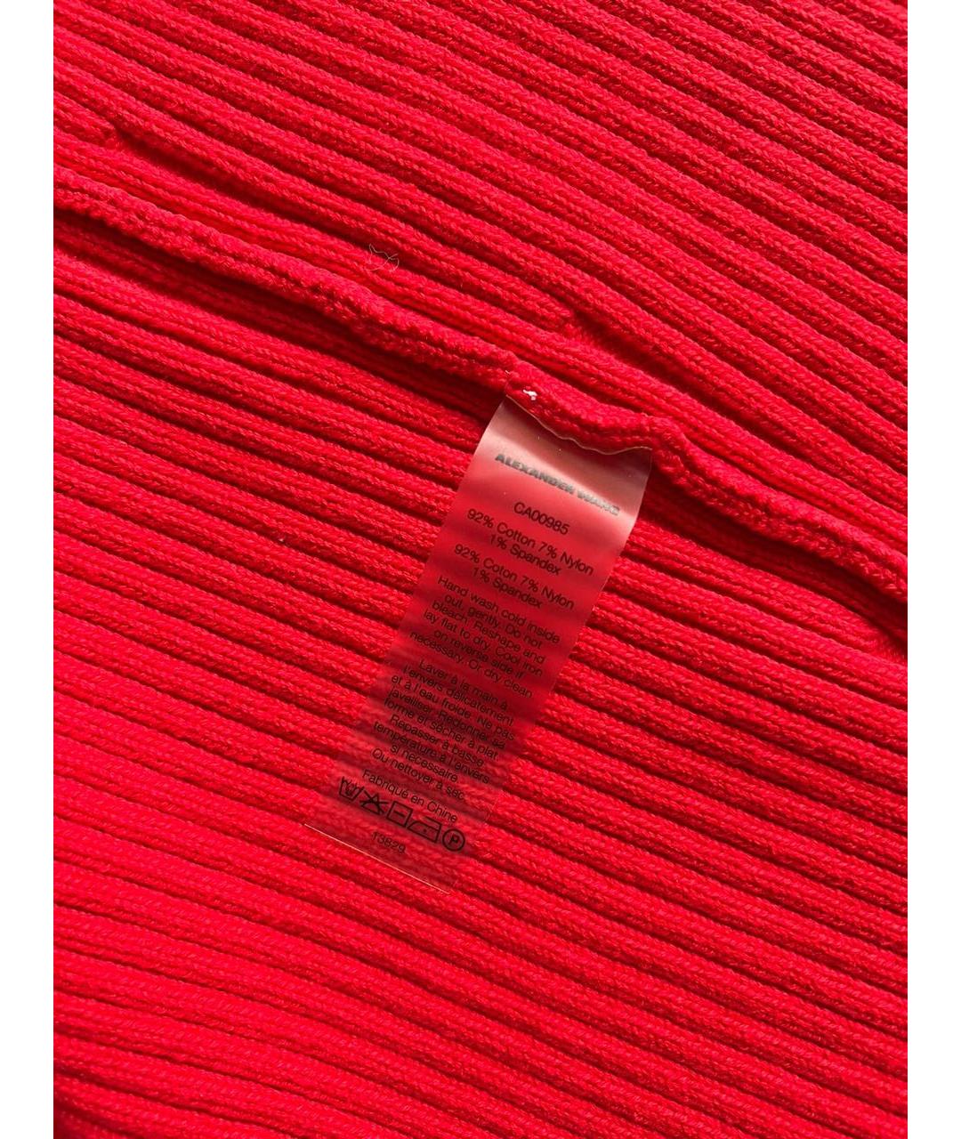 ALEXANDER MCQUEEN Красная юбка макси, фото 5