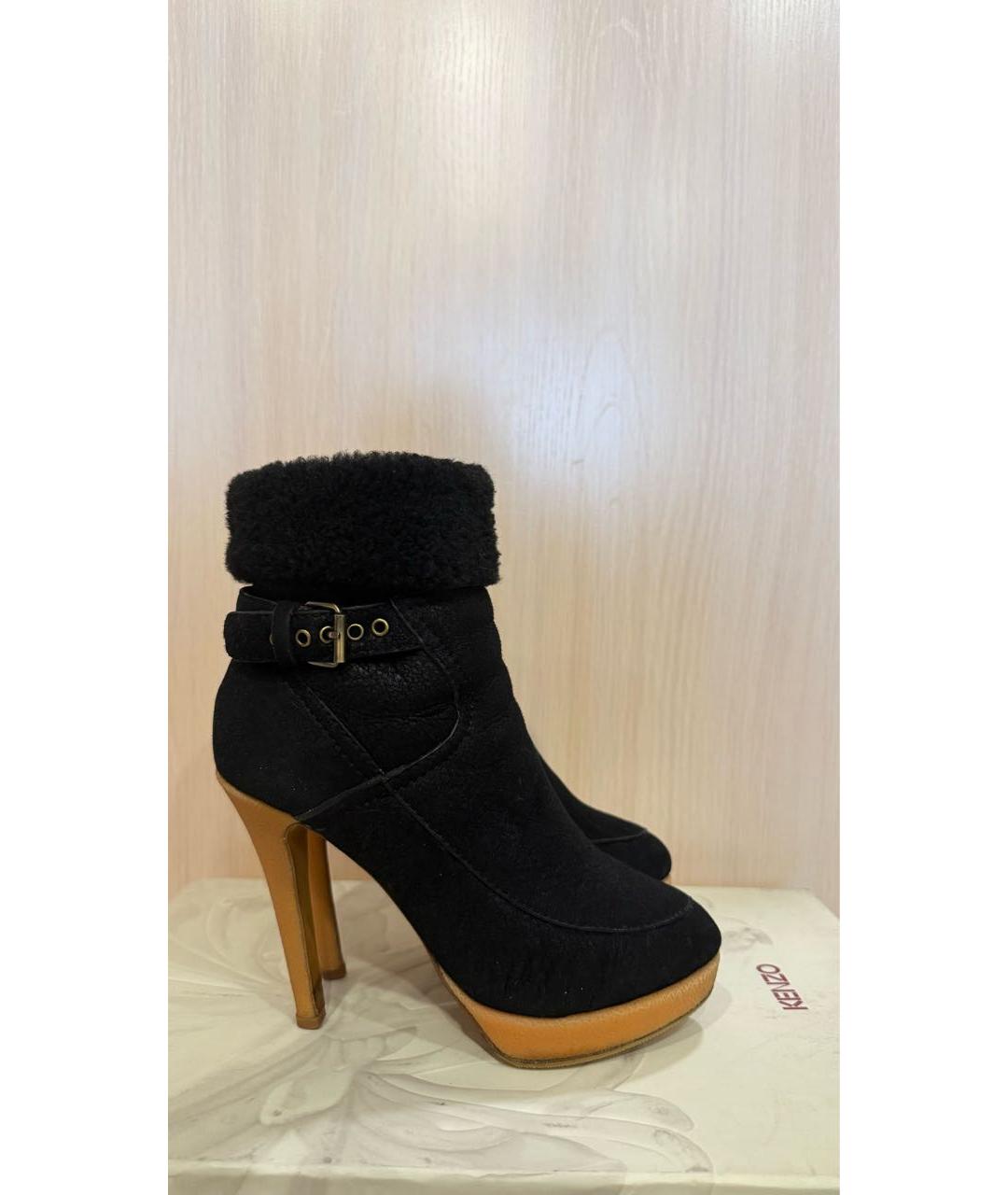 KENZO Черные ботильоны, фото 7