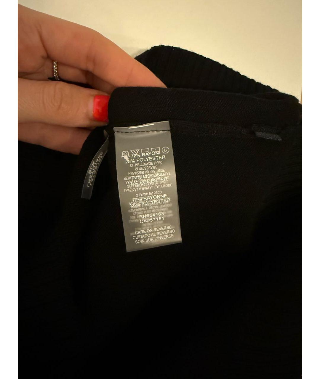 KARL LAGERFELD Черная хлопковая майка, фото 4