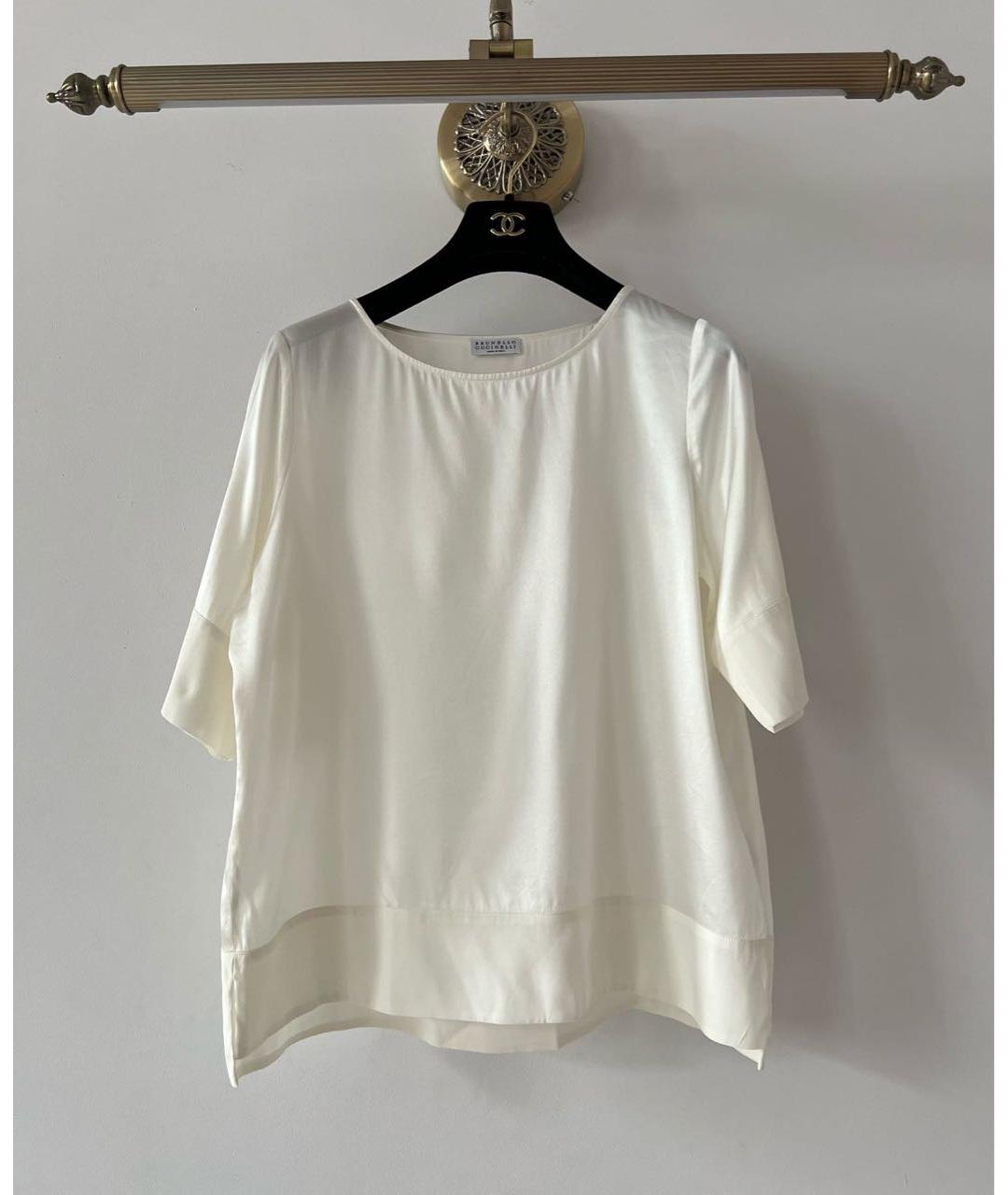 BRUNELLO CUCINELLI Белая рубашка, фото 8