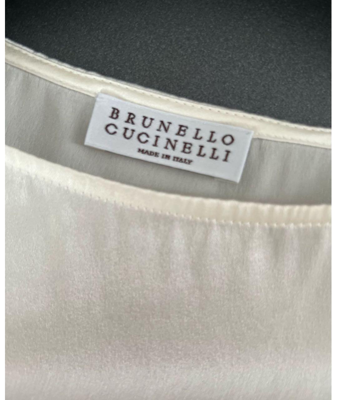 BRUNELLO CUCINELLI Белая рубашка, фото 3