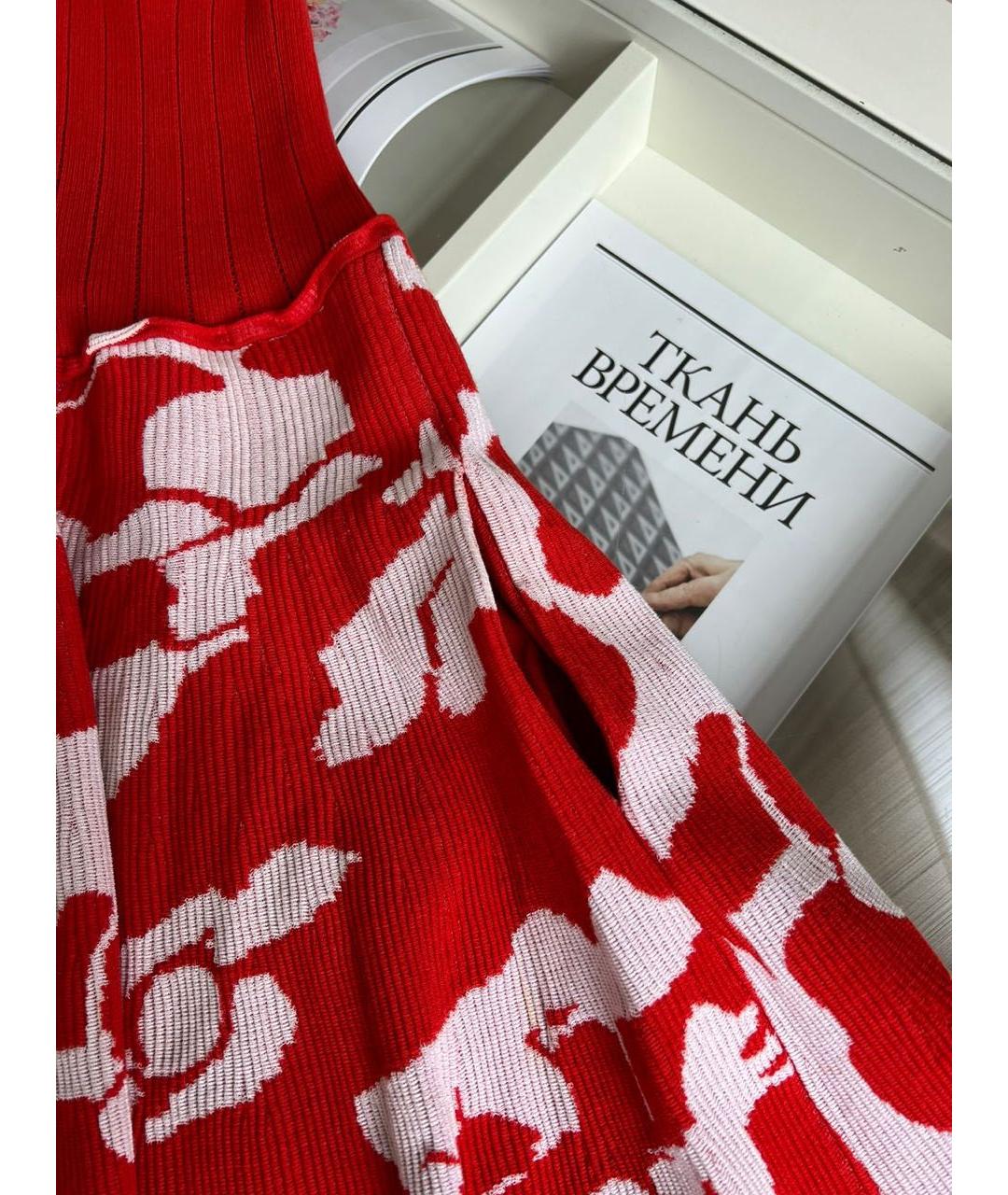CHANEL Красное повседневное платье, фото 7