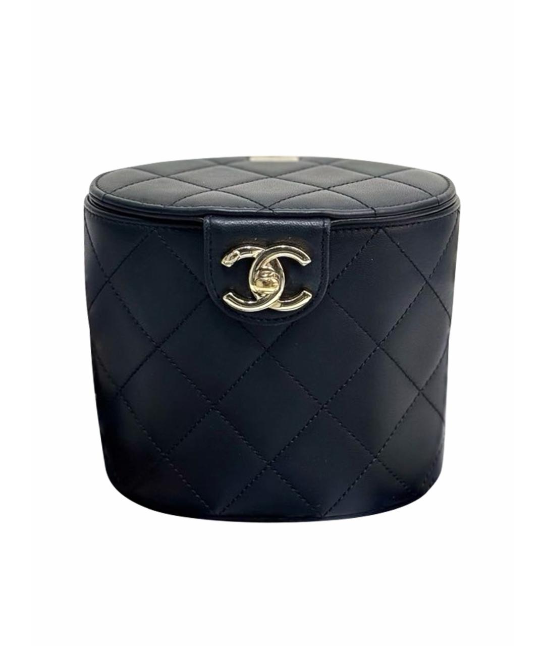 CHANEL Черная кожаная сумка через плечо, фото 1