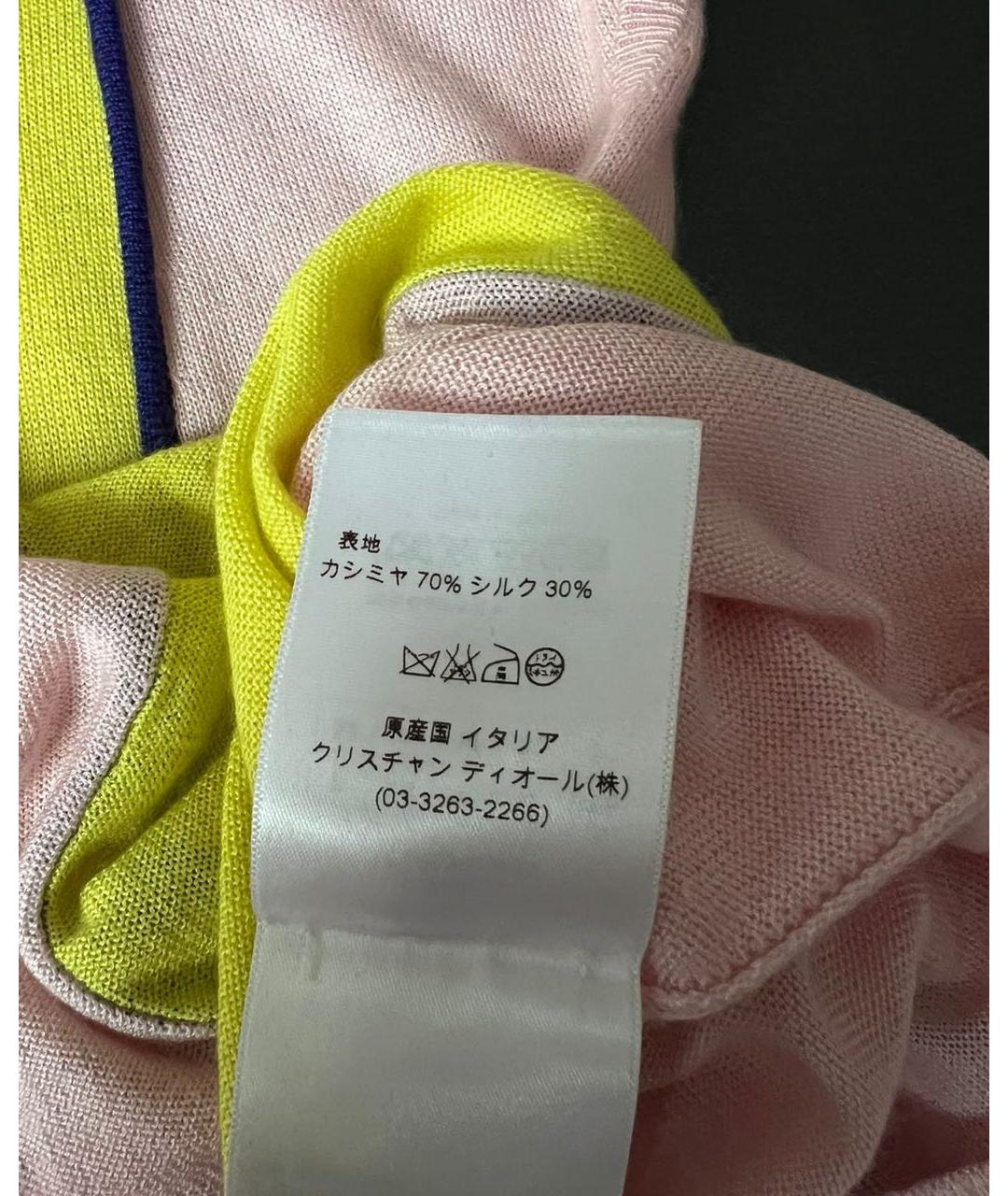 CHRISTIAN DIOR Желтая футболка, фото 5