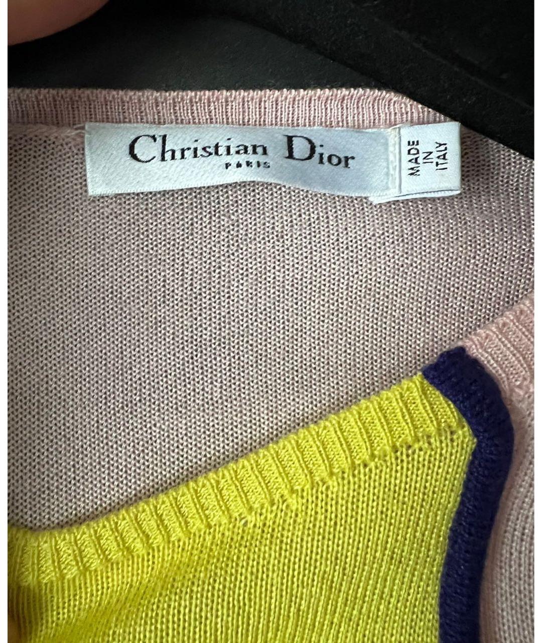CHRISTIAN DIOR Желтая футболка, фото 3