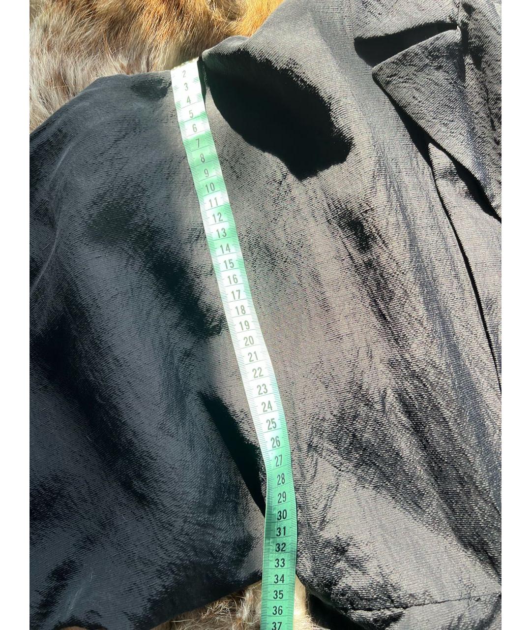 MARNI Черный вискозный тренч/плащ, фото 3