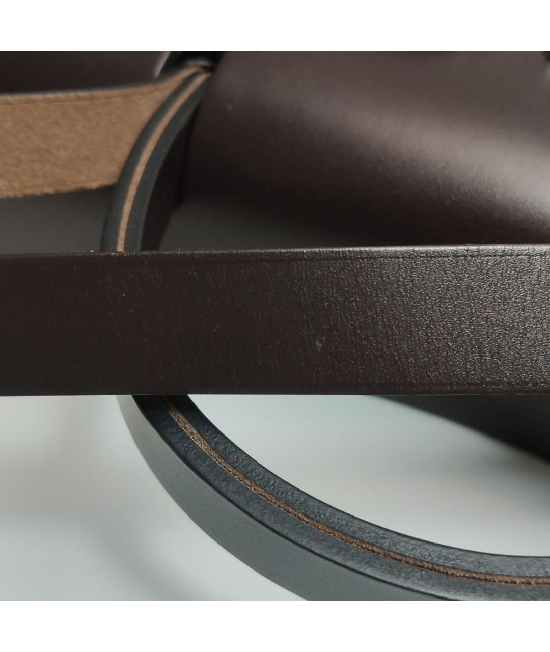 HERMES Коричневая сумка с короткими ручками, фото 8