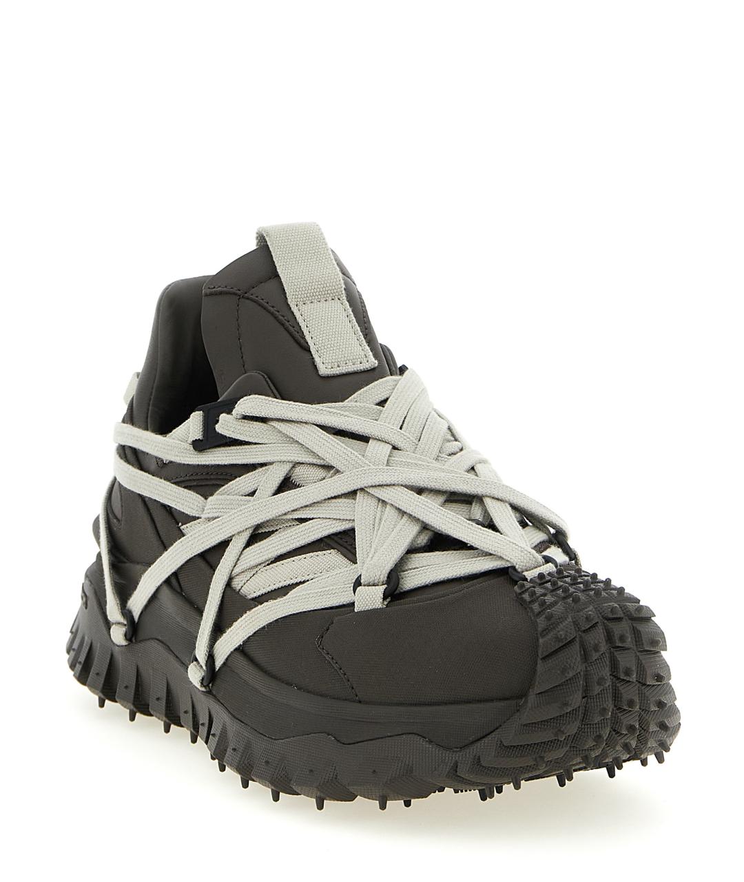 RICK OWENS Коричневые кожаные низкие кроссовки / кеды, фото 2