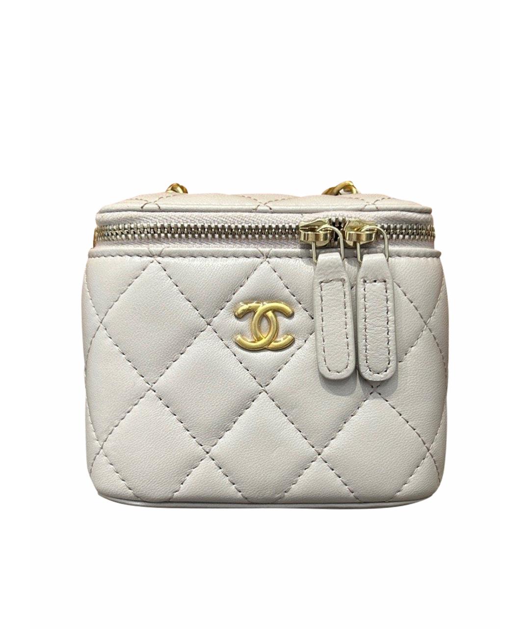 CHANEL Фиолетовая кожаная сумка через плечо, фото 1