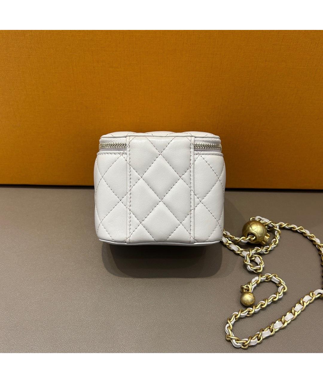 CHANEL Фиолетовая кожаная сумка через плечо, фото 2