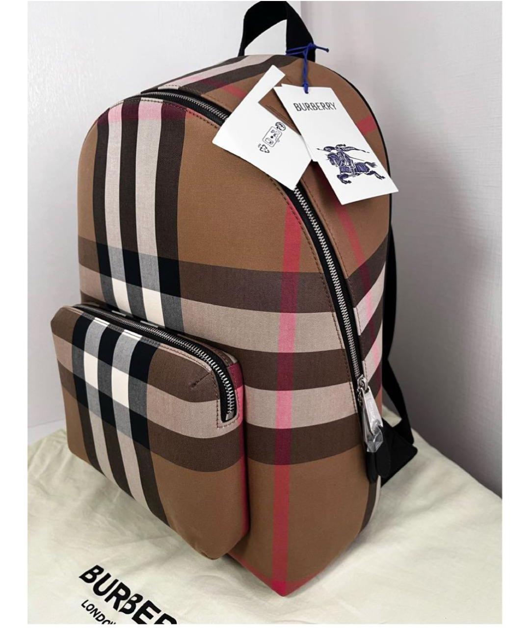 BURBERRY Коричневый рюкзак, фото 4