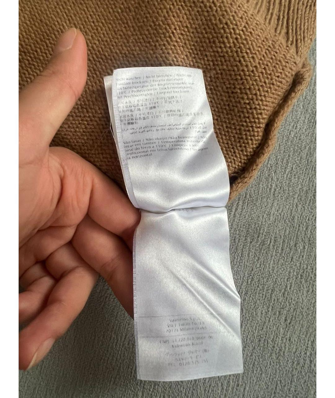 VALENTINO Коричневый джемпер / свитер, фото 6