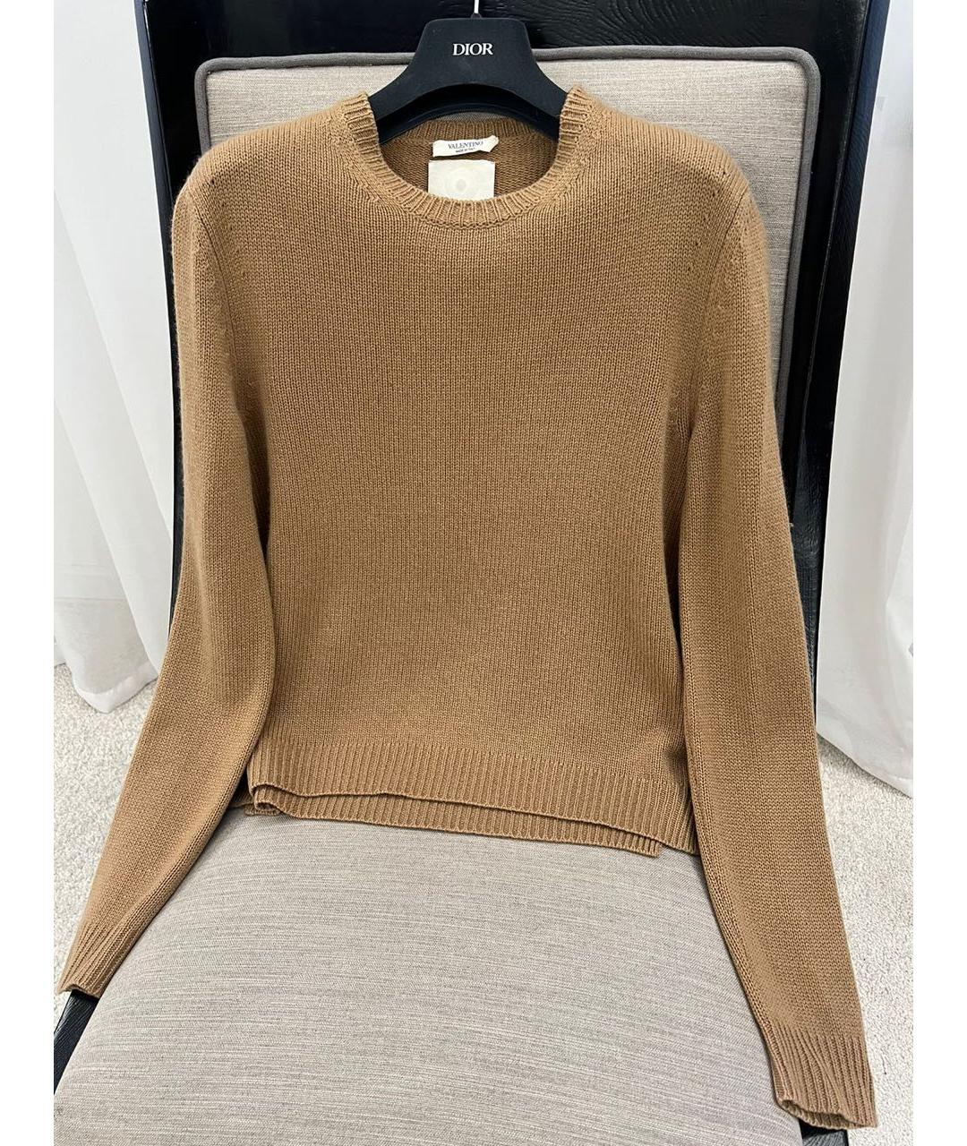 VALENTINO Коричневый джемпер / свитер, фото 2