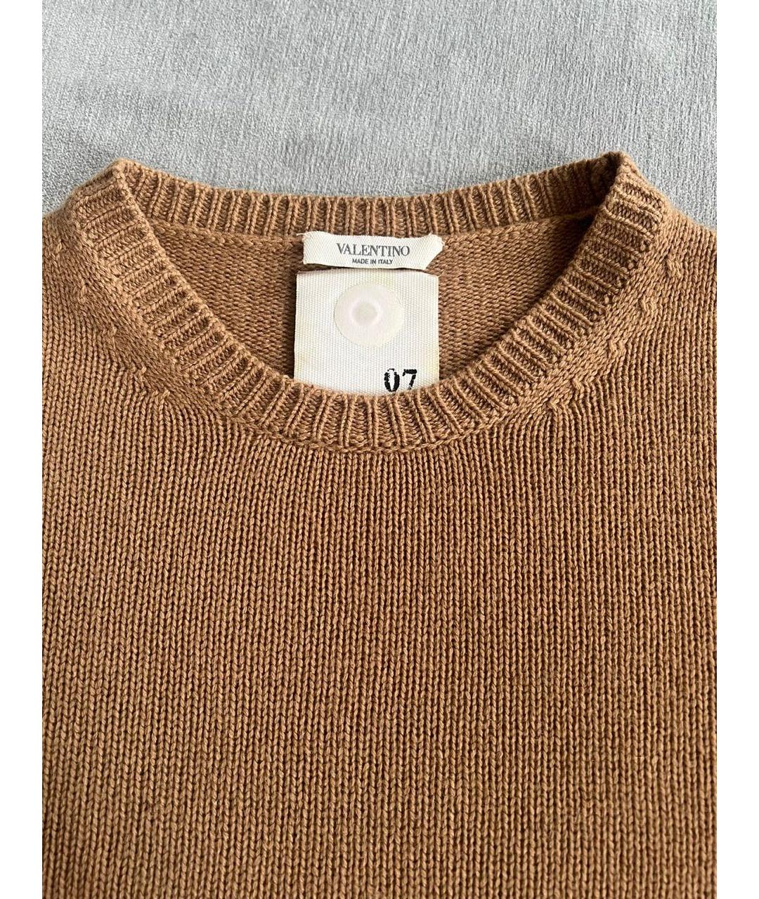 VALENTINO Коричневый джемпер / свитер, фото 3