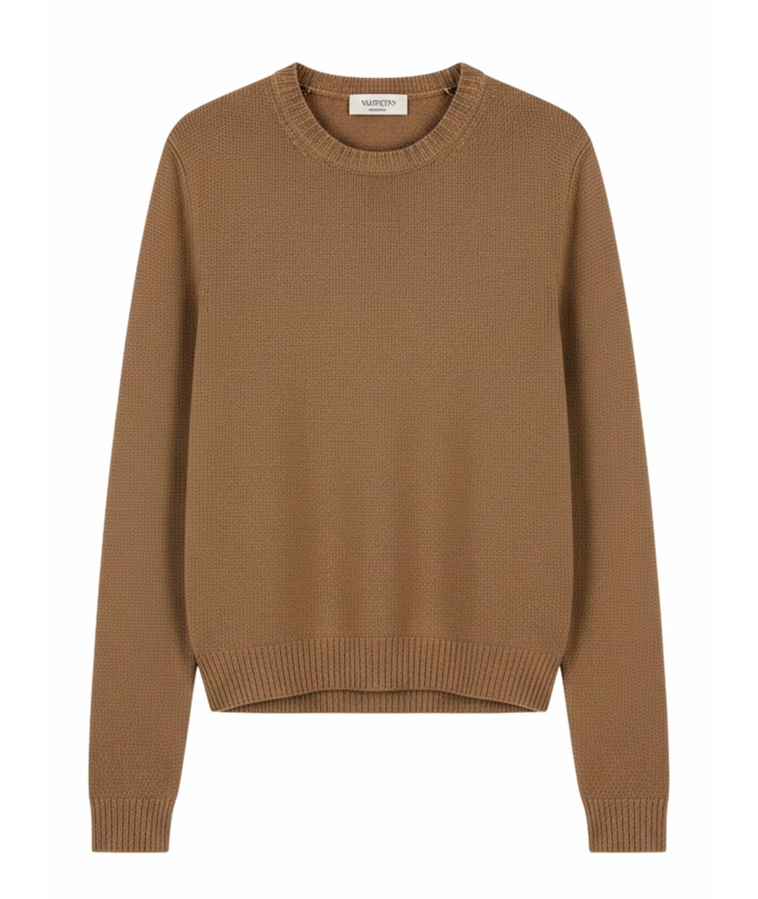 VALENTINO Коричневый джемпер / свитер, фото 1