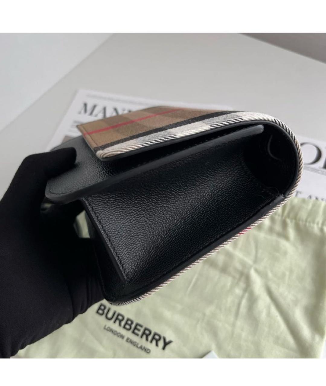 BURBERRY Мульти кожаная сумка через плечо, фото 6