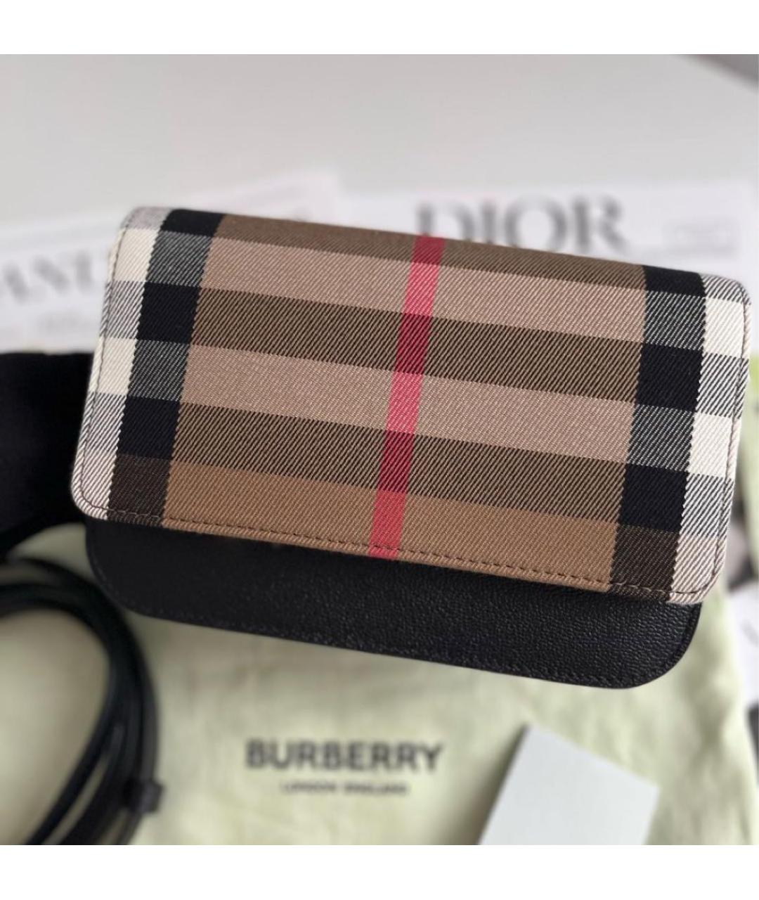 BURBERRY Мульти кожаная сумка через плечо, фото 2