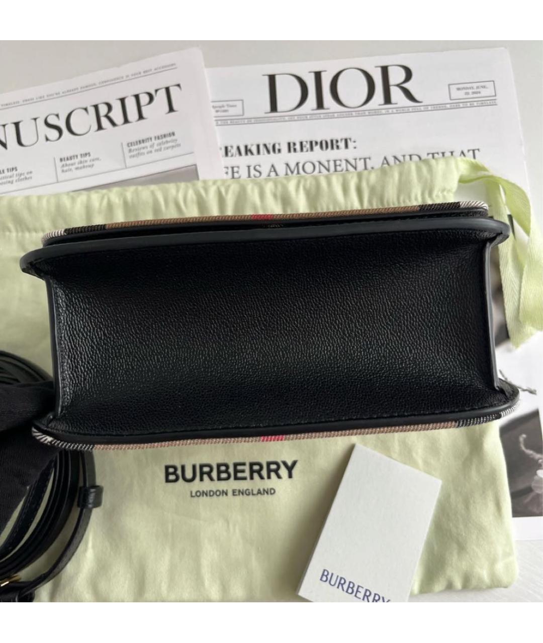BURBERRY Мульти кожаная сумка через плечо, фото 5