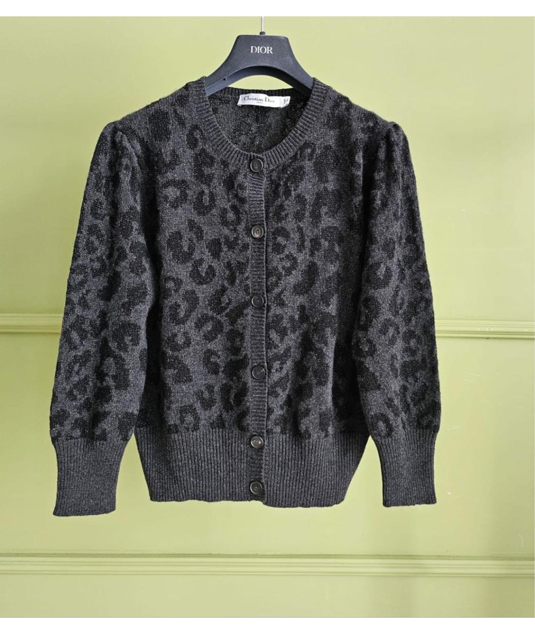 CHRISTIAN DIOR Антрацитовый джемпер / свитер, фото 8