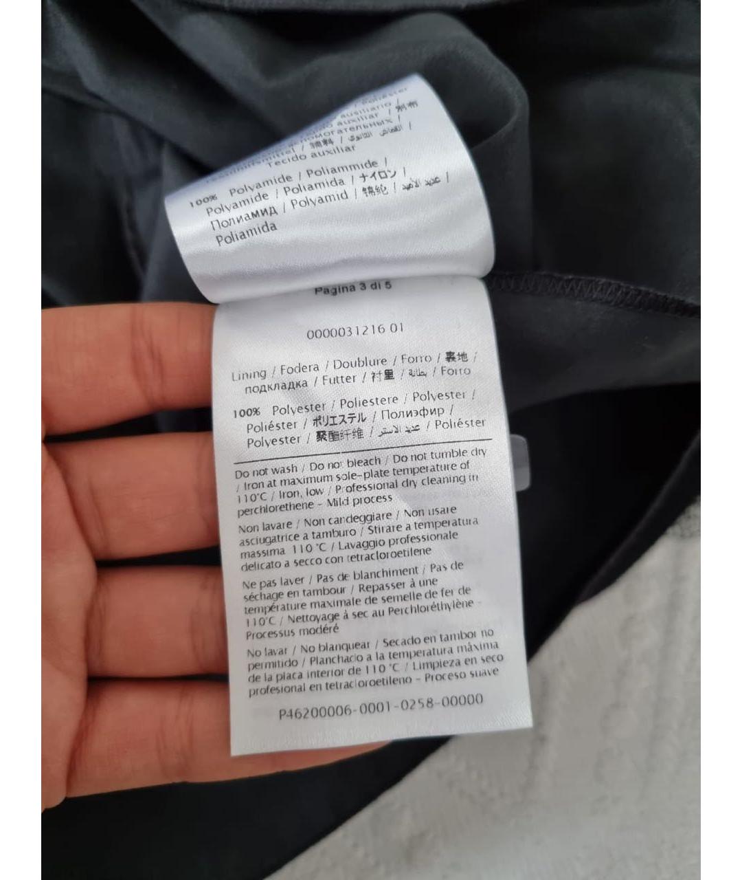 VALENTINO Черное повседневное платье, фото 6