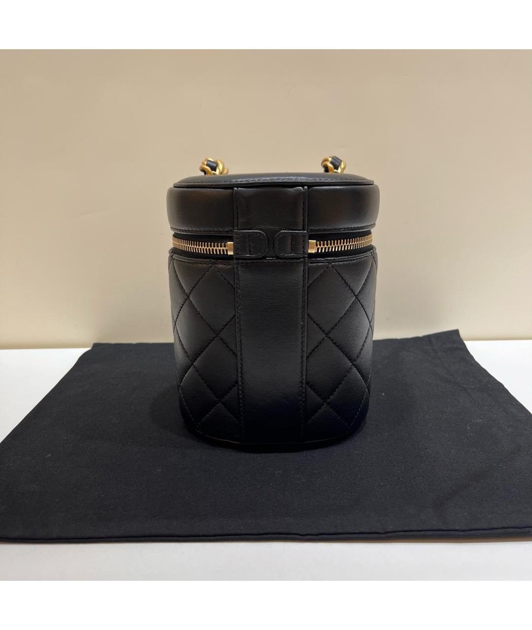 CHANEL Черная кожаная сумка через плечо, фото 2