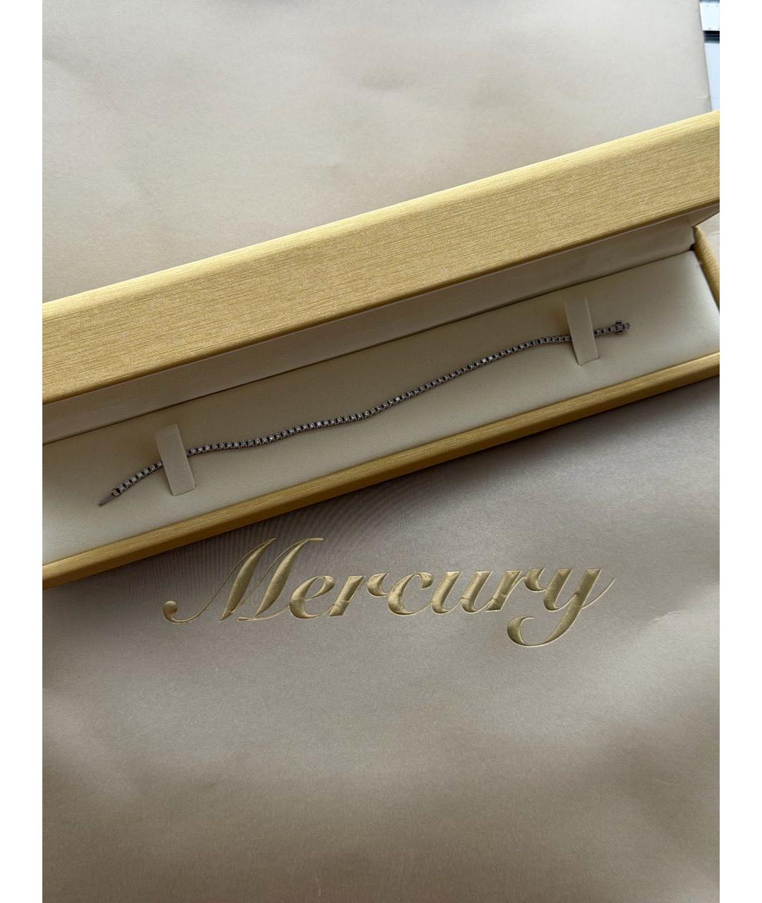 MERCURY Серебрянный браслет из белого золота, фото 4