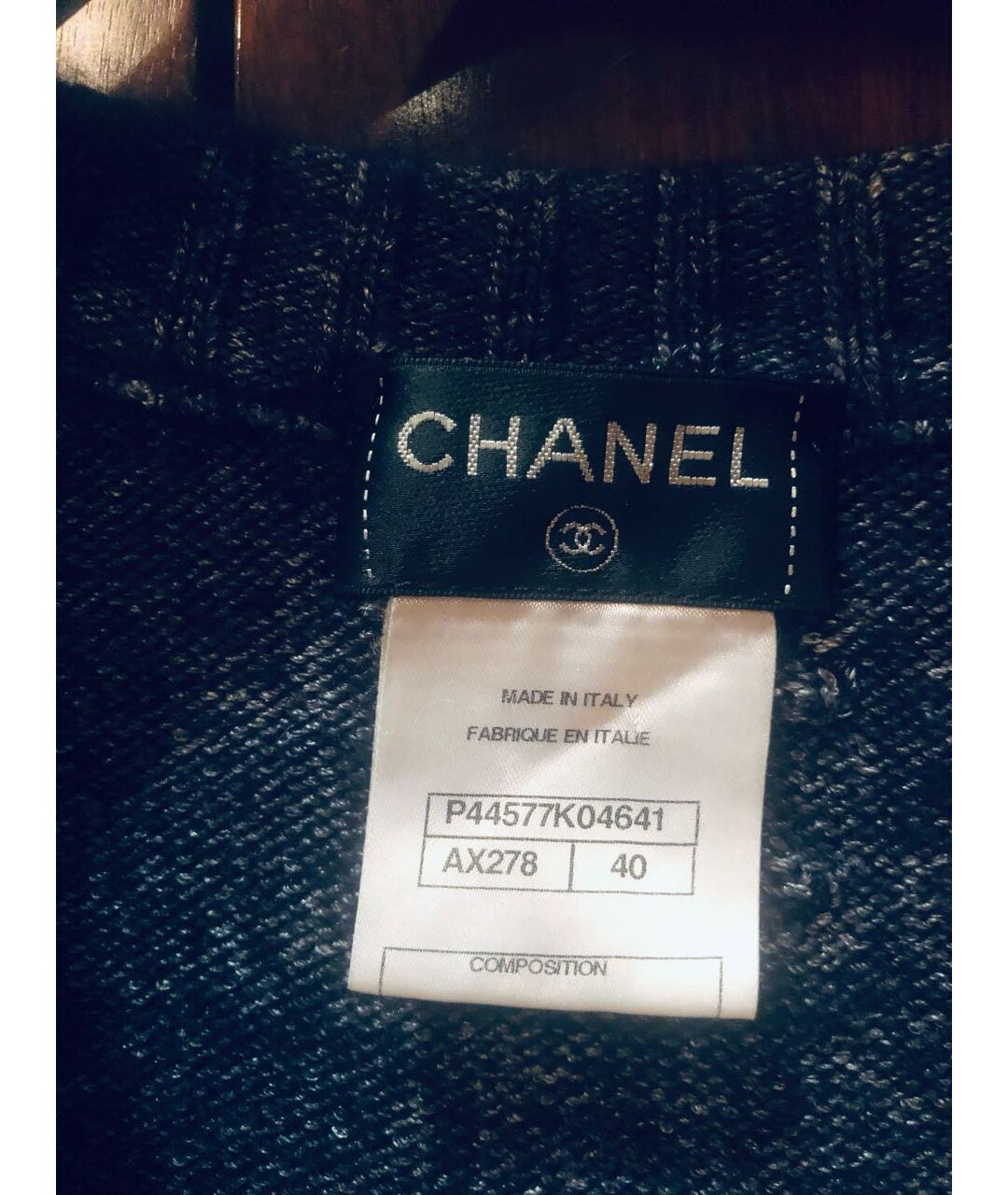 CHANEL Синий кашемировый кардиган, фото 5