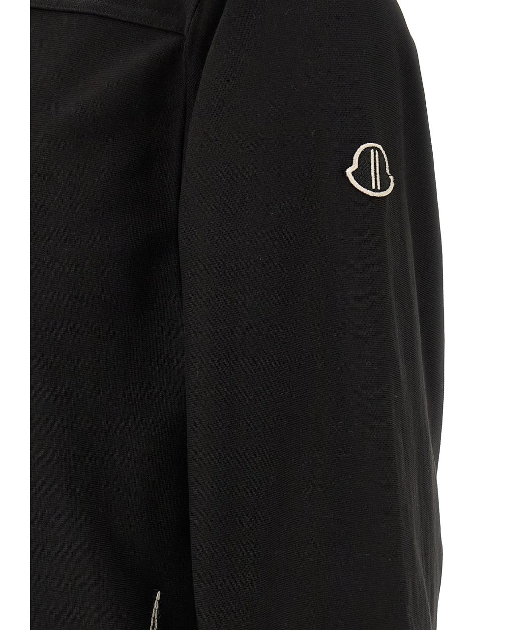 RICK OWENS Черная хлопковая футболка, фото 4