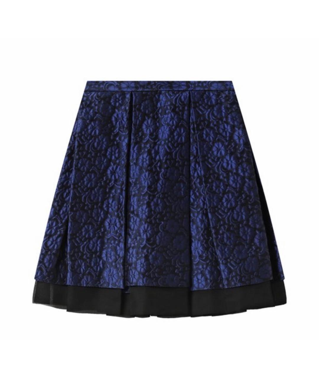 CHRISTIAN DIOR Синяя юбка мини, фото 4