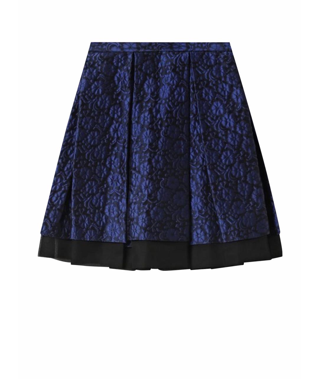 CHRISTIAN DIOR Синяя юбка мини, фото 1