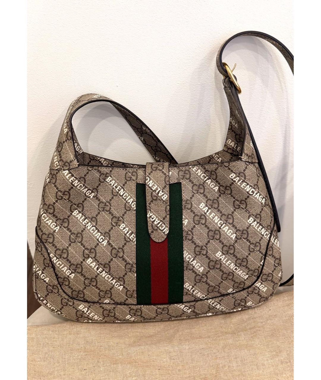 GUCCI Коричневая сумка через плечо, фото 3