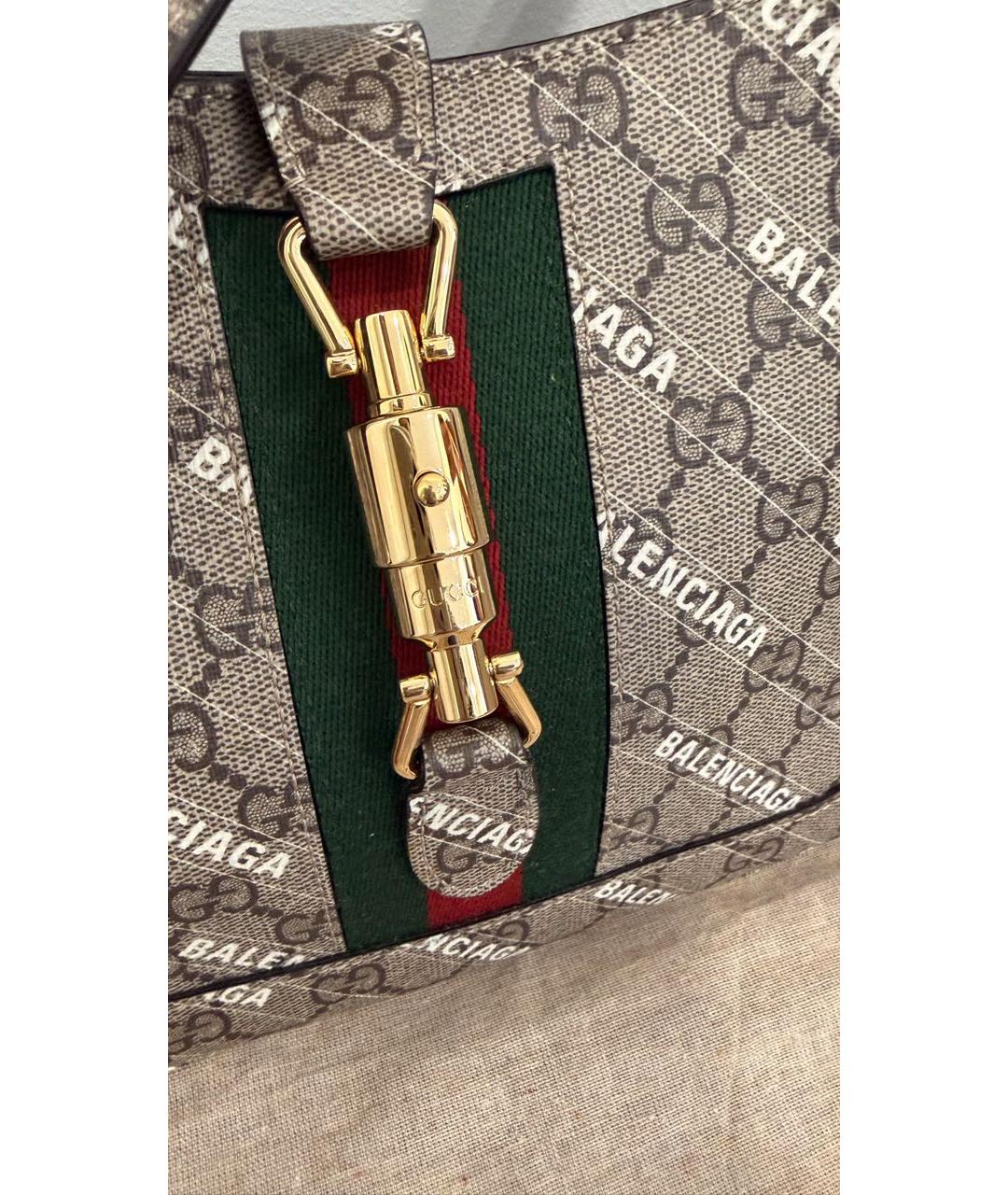 GUCCI Коричневая сумка через плечо, фото 5