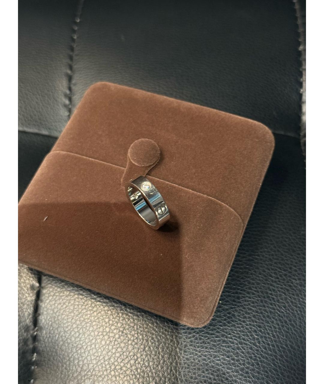 CARTIER Серебряное кольцо из белого золота, фото 2