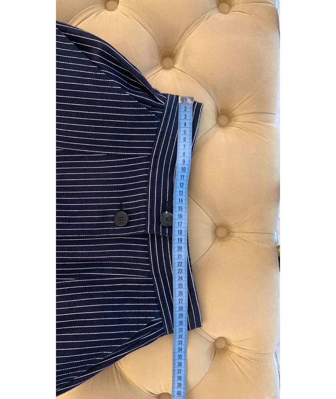 CHRISTIAN DIOR Синяя хлопковая юбка макси, фото 5