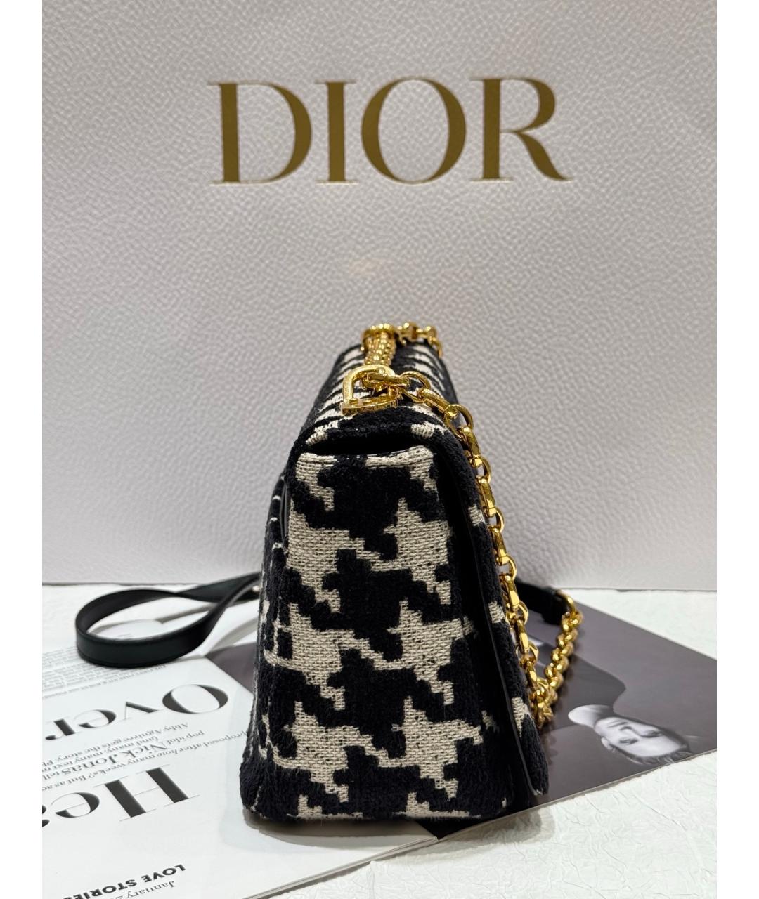 CHRISTIAN DIOR Черная сумка через плечо, фото 4