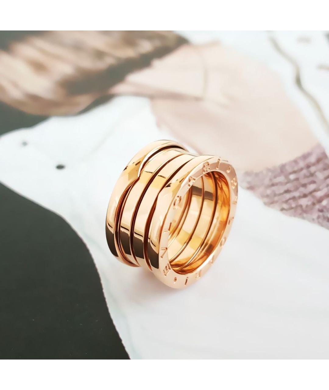 BVLGARI Золотое кольцо из розового золота, фото 2