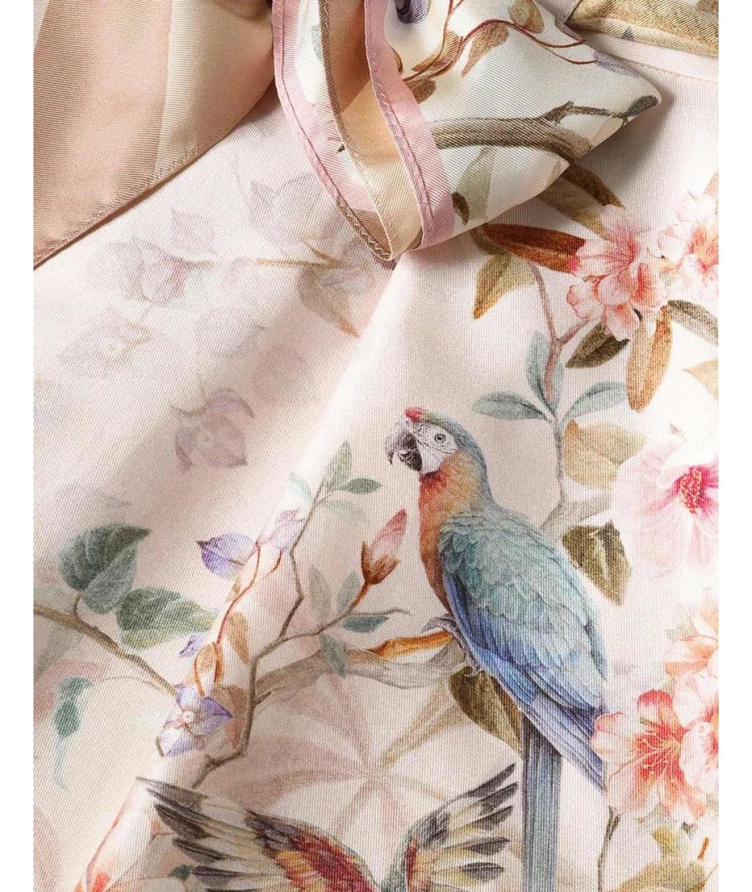 ZIMMERMANN Розовые шелковые шорты, фото 5