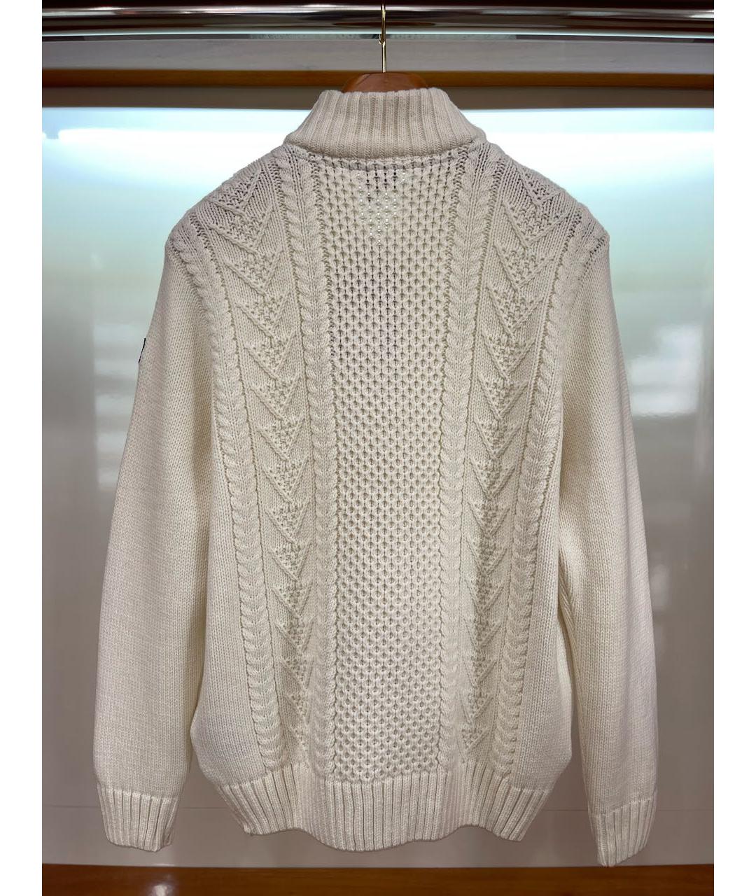 PAUL & SHARK Белый шерстяной кардиган, фото 2