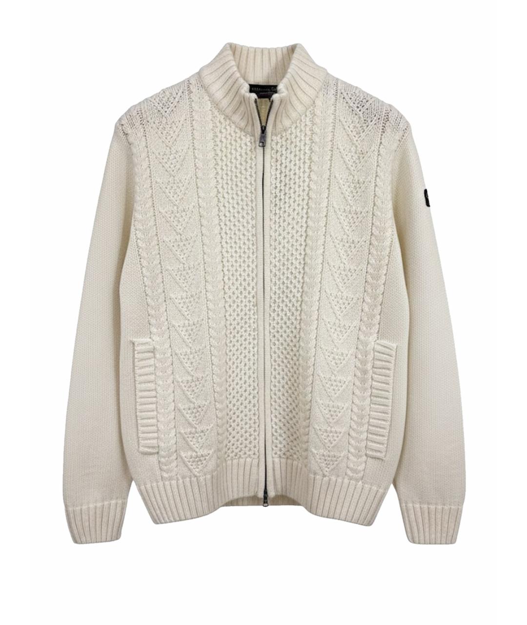 PAUL & SHARK Белый шерстяной кардиган, фото 1