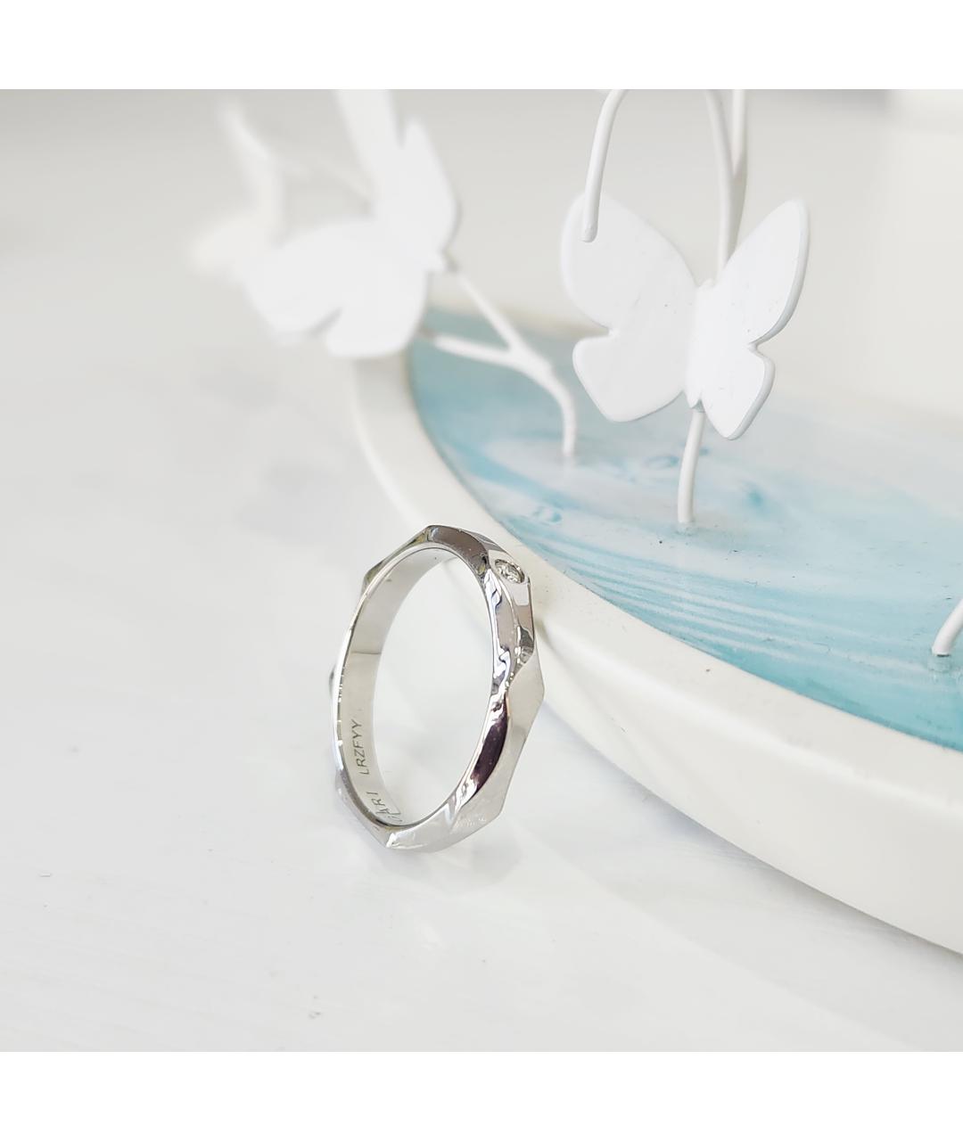 BVLGARI Серебряное платиновое кольцо, фото 5