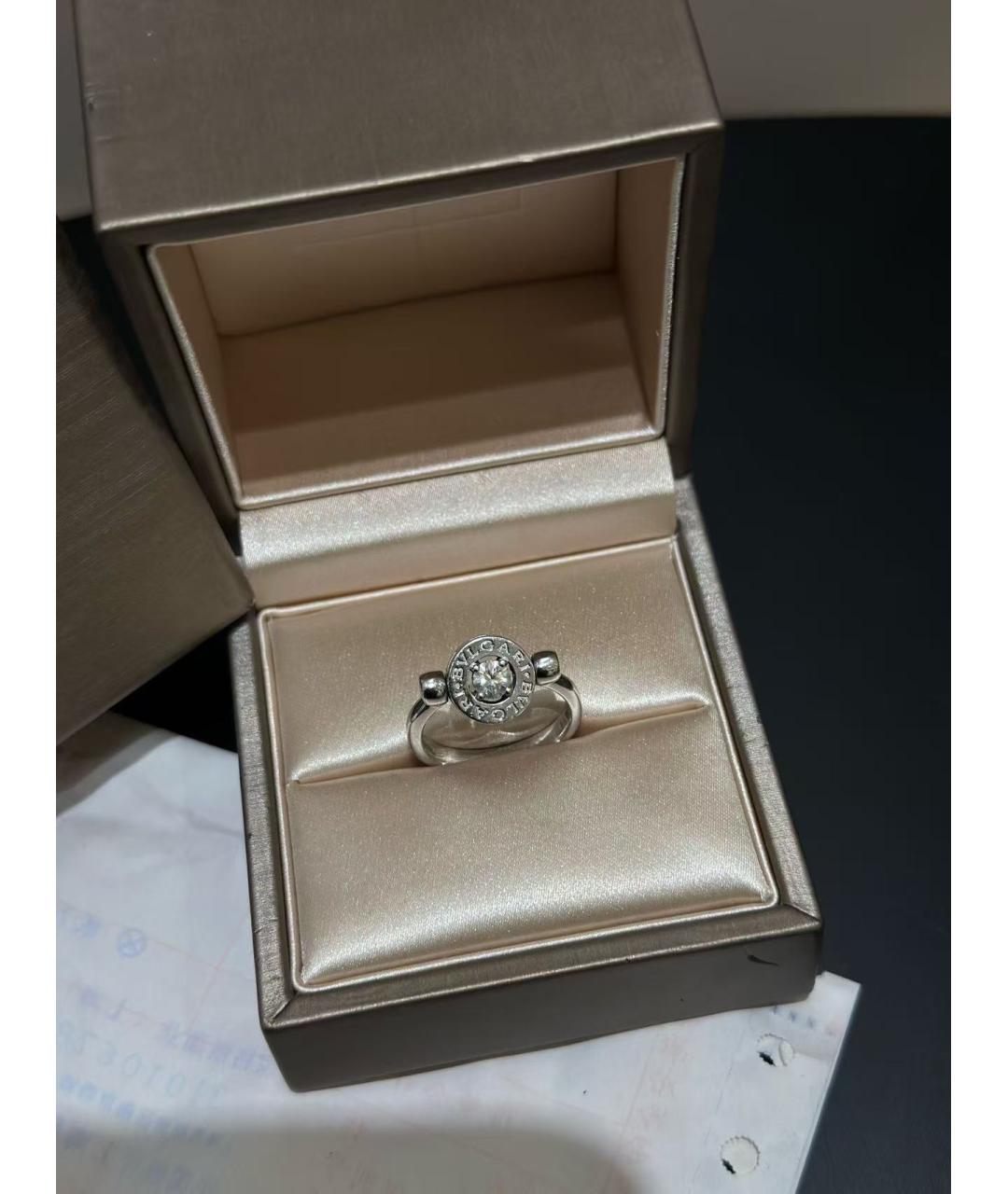 BVLGARI Серебряное кольцо из белого золота, фото 3