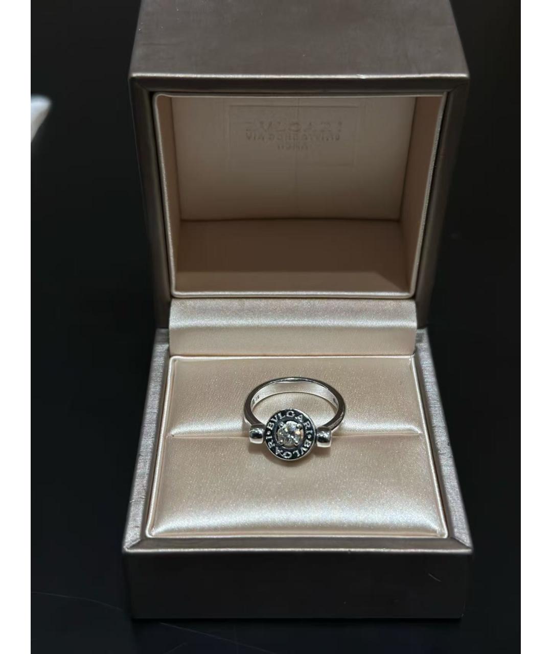 BVLGARI Серебряное кольцо из белого золота, фото 2