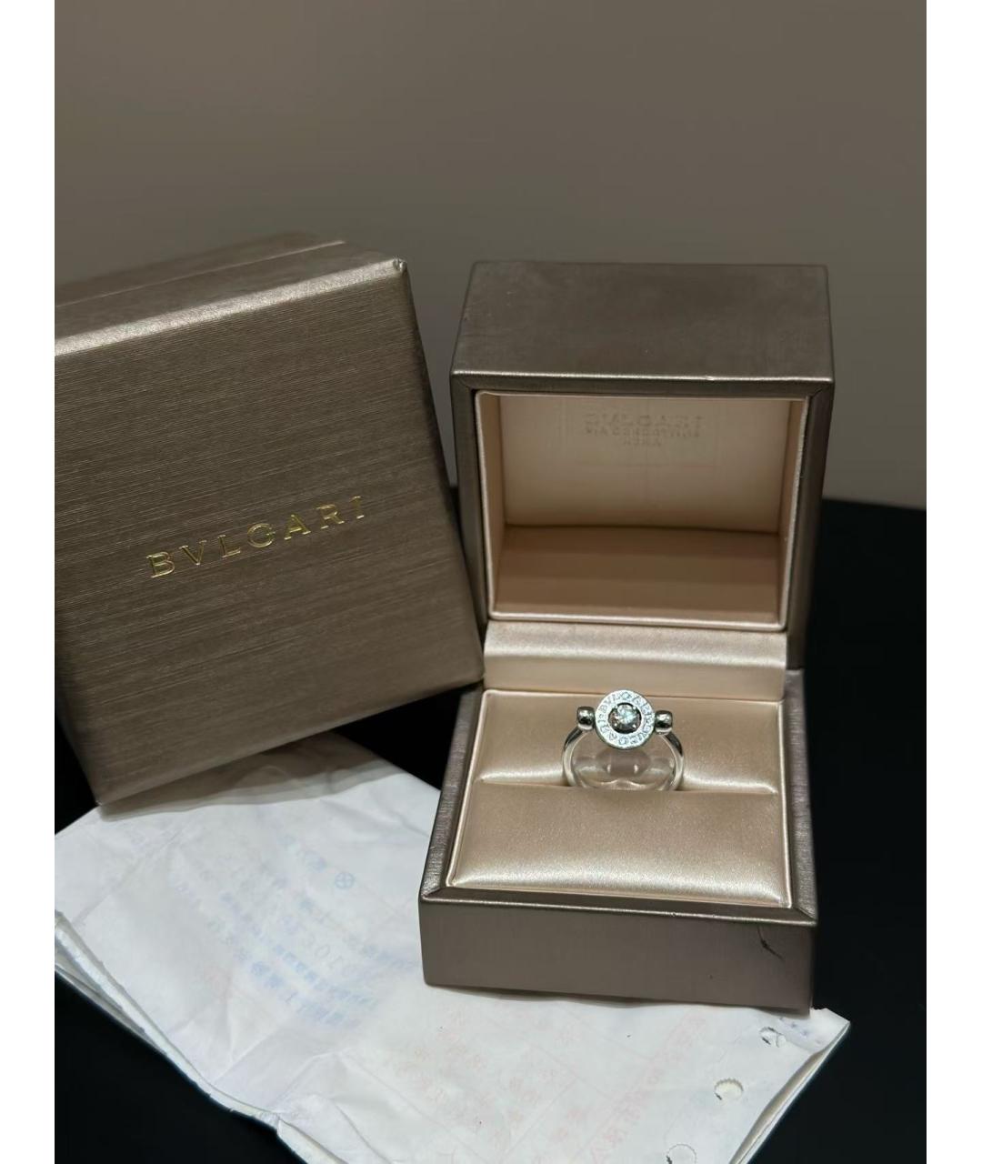 BVLGARI Серебряное кольцо из белого золота, фото 4