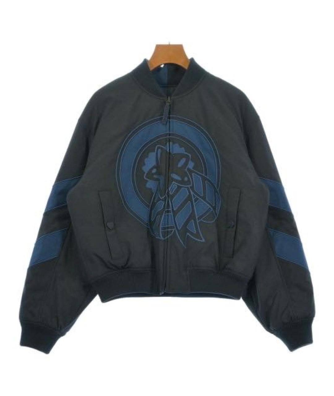 HERMES Синяя полиэстеровая куртка, фото 7