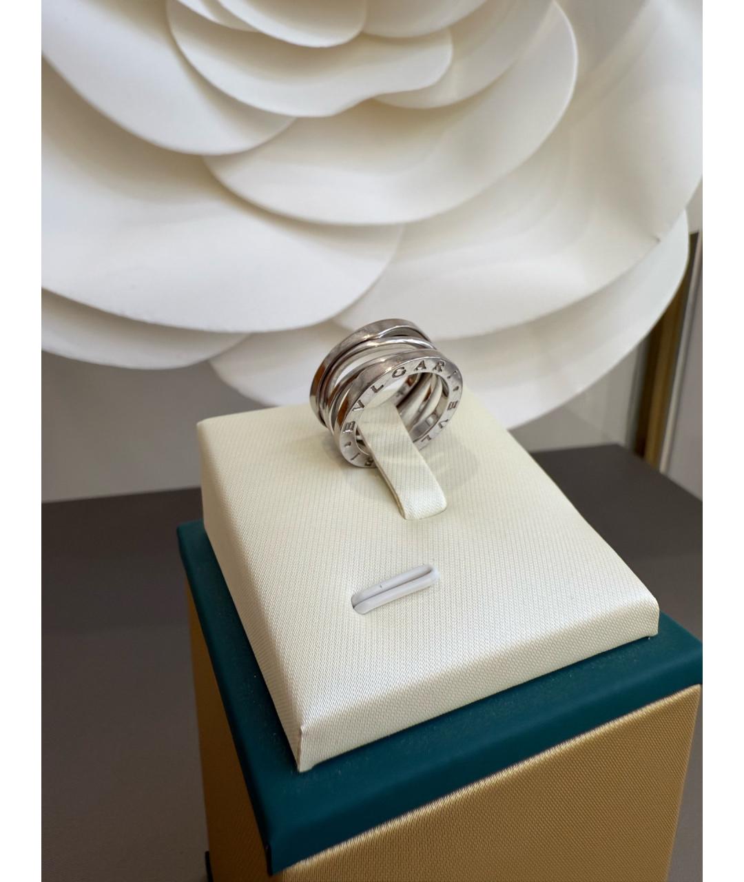 BVLGARI Серебряное кольцо из белого золота, фото 2