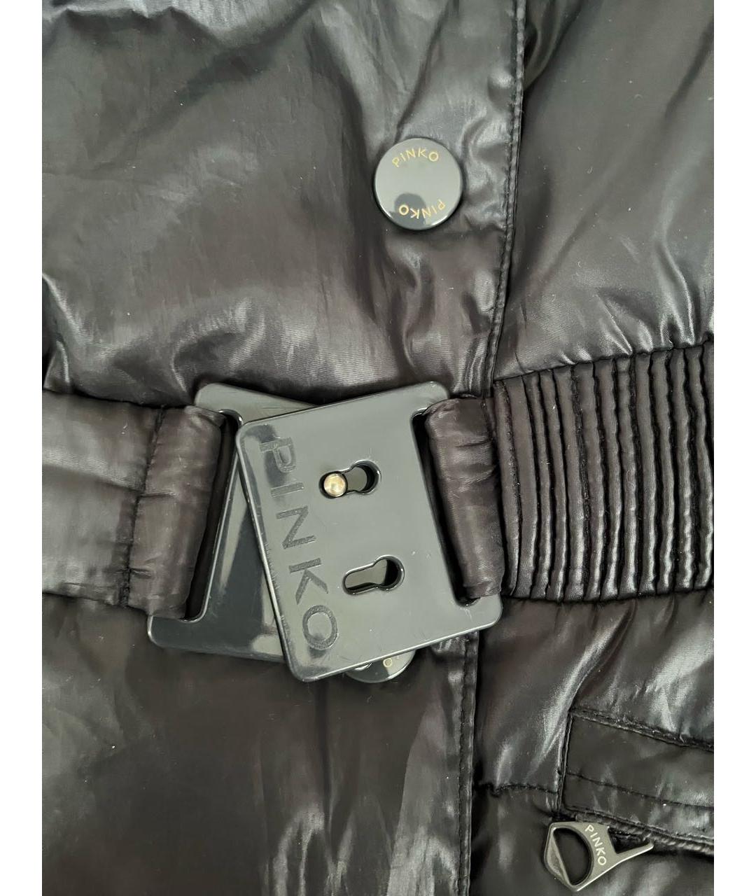PINKO Черный пуховик, фото 3